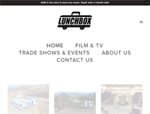 Tablet Screenshot of lunchboxtransportation.com